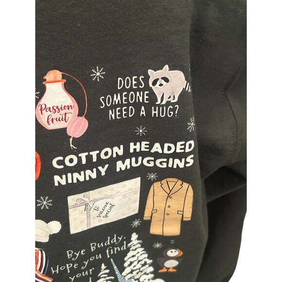 Buddy The Elf Est 2003 Gildan Men's Medium Sweatshirt See Back Graphic Pic # 2 - Picture 8 of 12